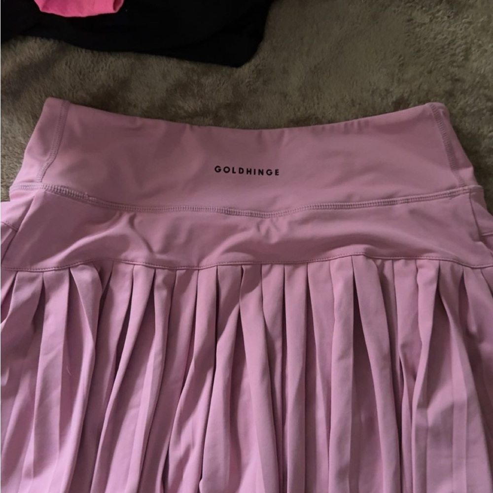 Goldhinge Women's Pink A-Line Skirt